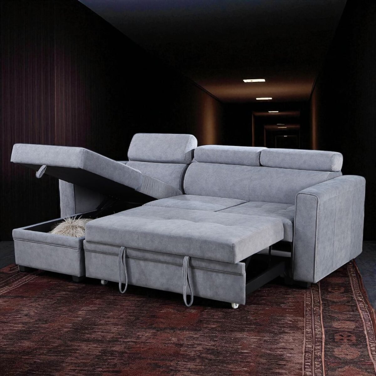 3-Seater Multi-Function Sofa Bed - Image 10