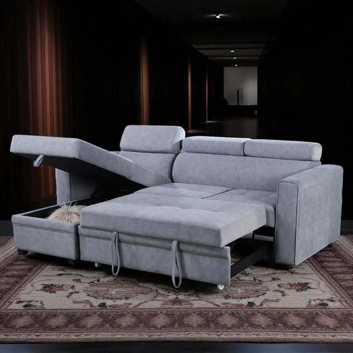 3-Seater Multi-Function Sofa Bed - Image 6