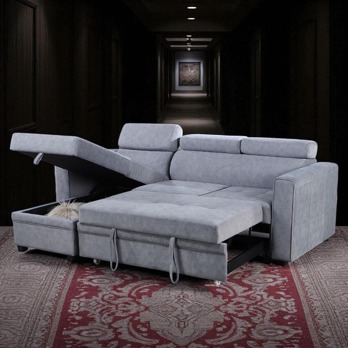3-Seater Multi-Function Sofa Bed - Image 5