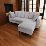 3 Seater Sofa with Stool - Image 6