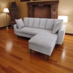 3 Seater Sofa with Stool - Image 3