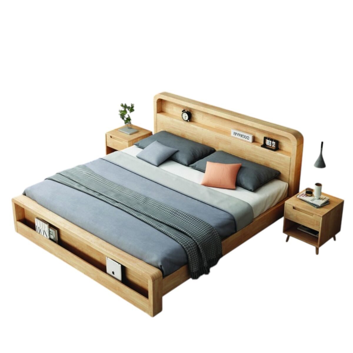 Solid Wooden Bedframe - Durable Elegance - Image 12