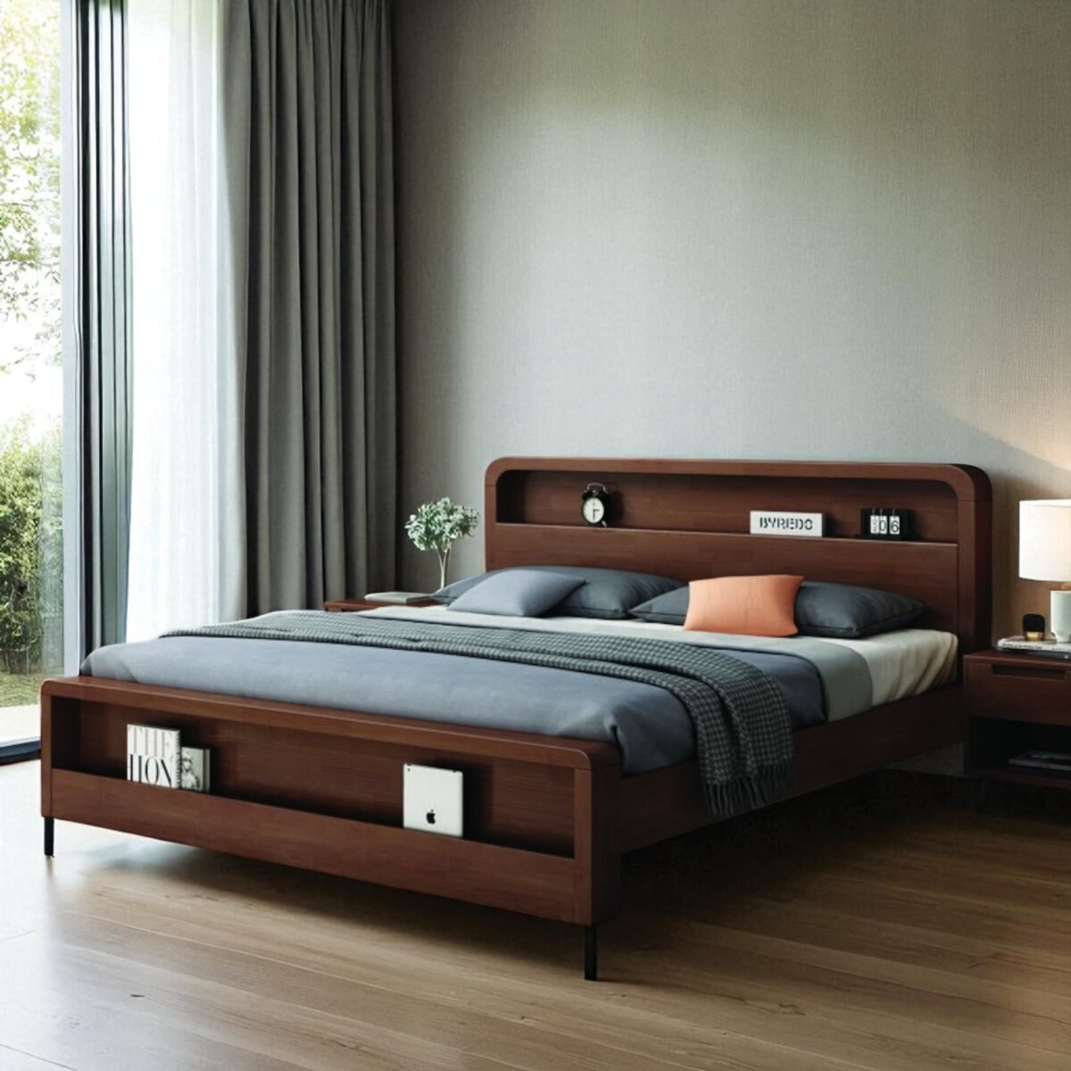 Solid Wooden Bedframe - Durable Elegance - Image 10