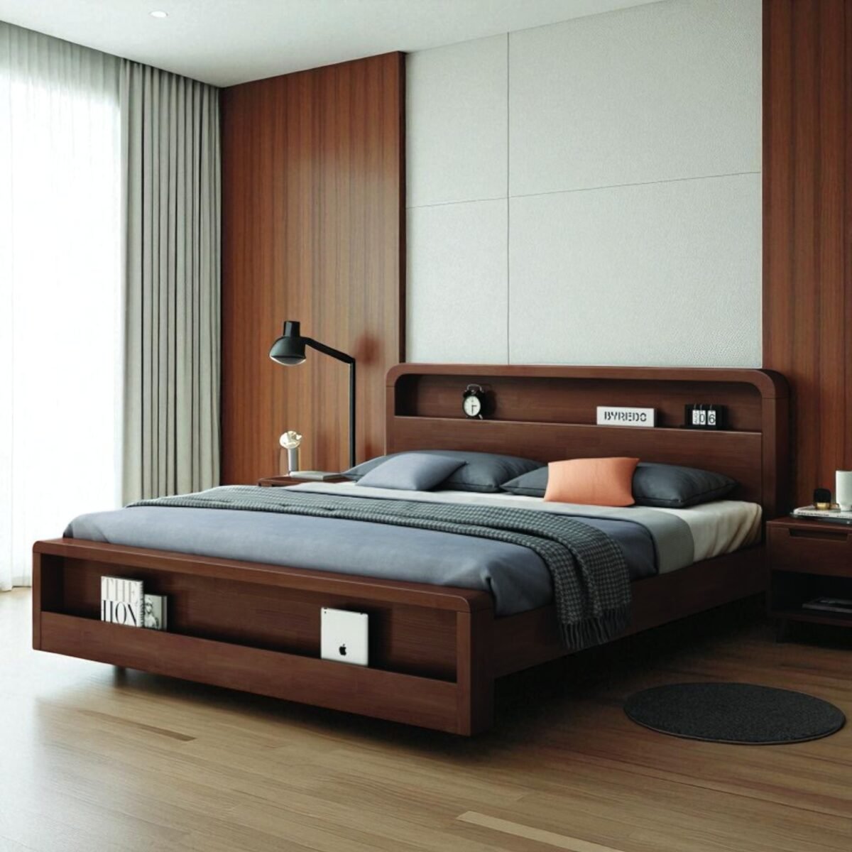 Solid Wooden Bedframe - Durable Elegance - Image 9