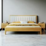 Solid Wooden Bedframe - Natural Finish - Image 10