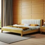 Solid Wooden Bedframe - Natural Finish - Image 8