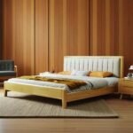 Solid Wooden Bedframe - Natural Finish - Image 5