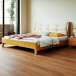 Solid Wooden Bedframe – Natural Finish - Image 6