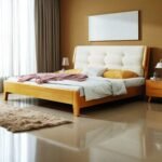 Solid Wooden Bedframe – Natural Finish - Image 9
