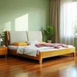 Solid Wooden Bedframe - Natural Finish - Image 8