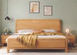 Solid Wooden Bedframe - Natural Finish - Image 3