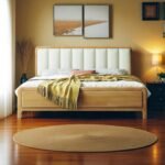 Solid Wooden Bedframe in Natural Finish - Image 2