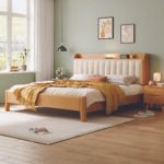 Solid Wooden Bedframe with USB Port - Image 5