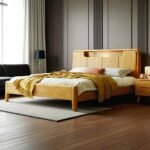 Modern & Minimalist Solid Wooden Bedframe - Image 6