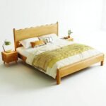 Modern & Minimalist Solid Wooden Bedframe - Image 3