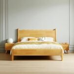 Modern & Minimalist Solid Wooden Bedframe - Image 2