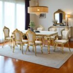 Elegant 8-Seater Marble Dining Set - Image 4