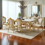 Elegant 8-Seater Marble Dining Set - Image 3