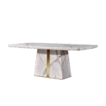 7ft Marble Dining Table