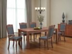 Latest Design (1+6) Solid Wooden Dining Set - Image 7