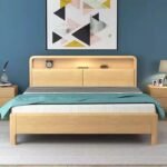 Solid Wood Bedframe - Natural Finish - Image 9