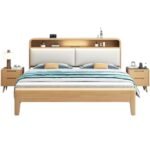 Solid Wood Bedframe - Natural Finish