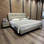 Modern Design Bed Frame with Eco-Leather Headboard - Image 12