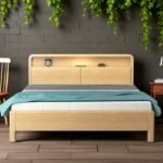 Solid Wood Bedframe - Natural Finish - Image 4