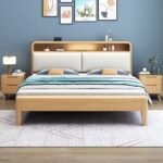 Solid Wood Bedframe - Natural Finish - Image 3