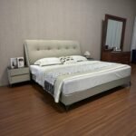 Modern Design Bed Frame with Eco-Leather Headboard - Image 11