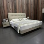 Modern Design Bed Frame with Eco-Leather Headboard - Image 10
