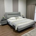 Modern Design Bed Frame with Eco-Leather Headboard - Image 7