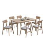 1+6 Solid Wood Dining Set