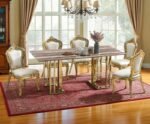 Elegant 8-Seater Marble Dining Set - Image 14