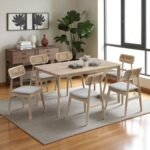 1+6 Solid Wood Dining Set - Image 5