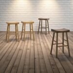 29" Solid Wood Bar Chair - Image 10