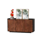 Modelista Side Board Made with Rubberwood Veneer and a Solid Wood Door - Image 3