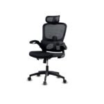 Executive Office Writing Desk + Ergonomic Chair | Modern Office Table | Walnut + Khaki | Adjustable Chair - Image 8