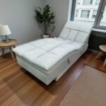Multi-Functional Electric Sofa Bed | Adjustable Recliner | Lamb Fleece Fabric | Extendable & Foldable | Ergonomic Design - Image 14