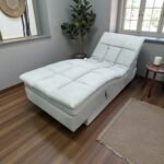 Multi-Functional Electric Sofa Bed | Adjustable Recliner | Lamb Fleece Fabric | Extendable & Foldable | Ergonomic Design - Image 11