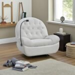 Premium Recliner Chair in Beige Fabric | Easy Clean Recliner Sofa | Comfortable Lounge Chair for Living Room - Image 5