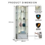Modern Display Cabinet with Motion Sensor Light - Image 12