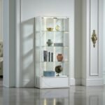 Modern Display Cabinet with Motion Sensor Light - Image 9