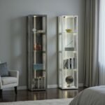 Modern Display Cabinet with Motion Sensor Light - Image 3