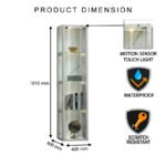 Modern Display Cabinet with Motion Sensor Light - Image 2