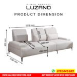 3 Seater Push Back Sofa / L-Shape Push Back Sofa - Image 7