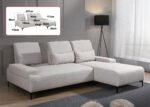 3 Seater Push Back Sofa / L-Shape Push Back Sofa - Image 10