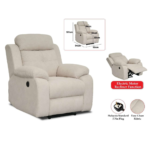 Electric Motor Recliner Chair | Easy Clean Fabric | Premium Quality - Image 3