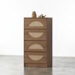 4D / 8D Chest of Drawers Cabinet – Hazel Oak / Light Walnut Bedroom Storage - Image 13