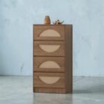4D / 8D Chest of Drawers Cabinet – Hazel Oak / Light Walnut Bedroom Storage - Image 9